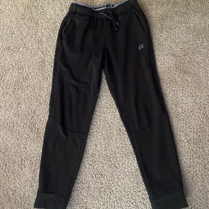 Black Russell athletic joggers